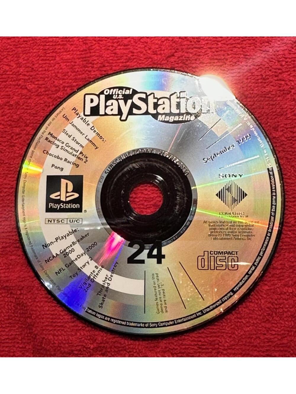 Official PlayStation Magazine Demo Disc # 24 September 1999 (Used, Disc Only)